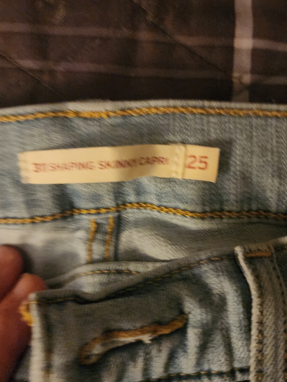 Levi 311 Shaping Capri Jeans Light Blue Size 25